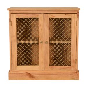 Caged Pine Cabinet by Artisan Furniture