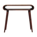 Acadia Teal Console brown Table