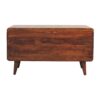 Curved Chestnut Blanket Box, IN3593