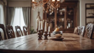 selecting a wooden dining set