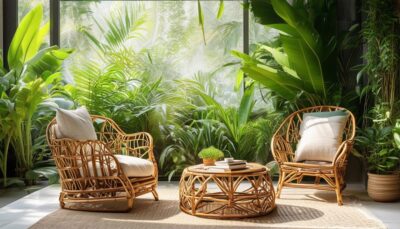 woven rattan furniture